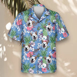 Aloha Bloom custom Hawaiian shirt with photos, example 2