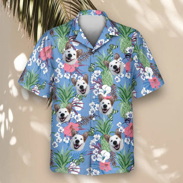Aloha Bloom custom Hawaiian shirt with photos, example 2
