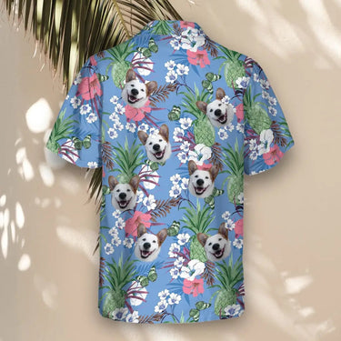 Aloha Bloom custom Hawaiian shirt with photos, example 3