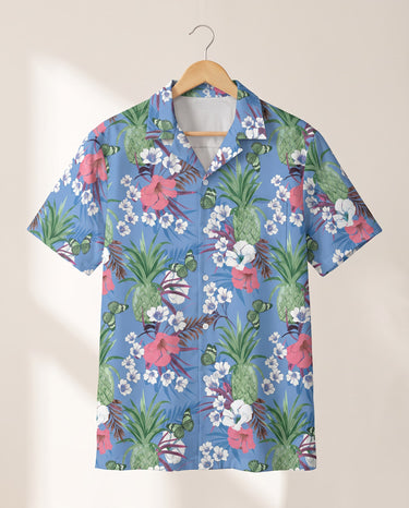 Aloha Bloom Hawaiian shirt print before personalizing