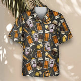 Aloha Brews custom Hawaiian shirt with photos, example 2