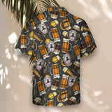 Aloha Brews custom Hawaiian shirt with photos, example 3