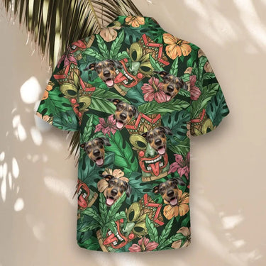 Aloha Vibes custom Hawaiian shirt with photos, example 3