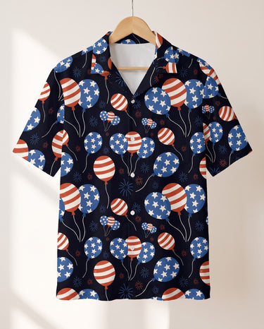 American Pride USA Hawaiian shirt print before personalizing