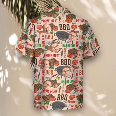 Barbecue Time custom Hawaiian shirt with photos, example 1