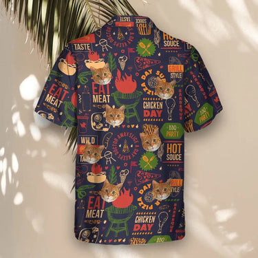 BBQ Feast Paradise custom Hawaiian shirt with photos, example 1
