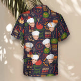 BBQ Feast Paradise custom Hawaiian shirt with photos, example 3