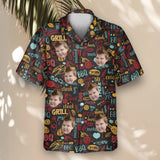 BBQ Royale Night custom Hawaiian shirt with photos, example 2