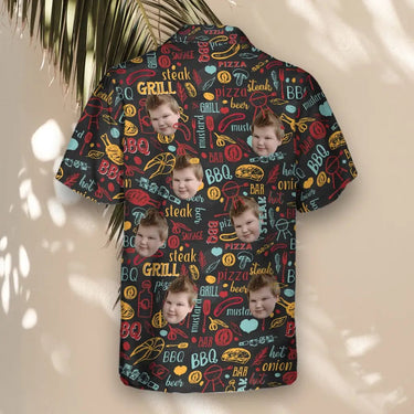 BBQ Royale Night custom Hawaiian shirt with photos, example 3