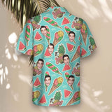 Beach Holiday custom Hawaiian shirt with photos, example 3