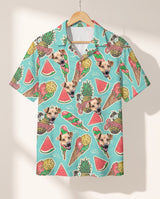 Beach Holiday personalized Hawaiian shirt printed with customer faces