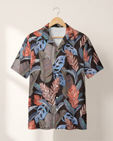 Bird of Paradise Silk Tropical Hawaiian shirt print before personalizing