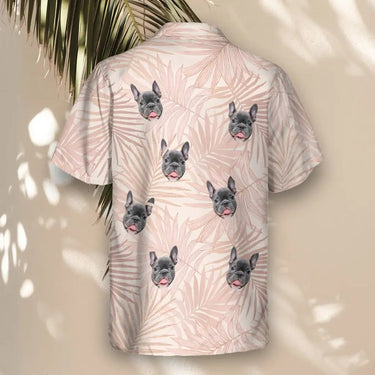 Blush Tropics custom Hawaiian shirt with photos, example 1