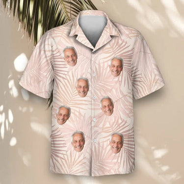 Blush Tropics custom Hawaiian shirt with photos, example 2