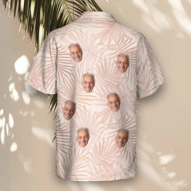 Blush Tropics custom Hawaiian shirt with photos, example 3