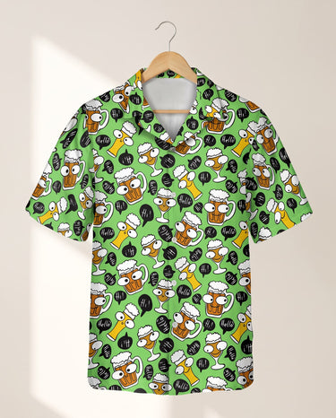 Brew Buddies Hawaiian shirt print before personalizing