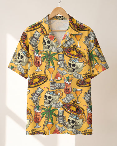 Casino Jackpot Hawaiian shirt print before personalizing