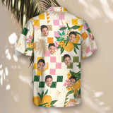 Citrus Splash custom Hawaiian shirt with photos, example 1