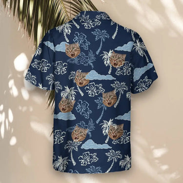 Coconut Palm Delight custom Hawaiian shirt with photos, example 1