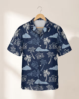 Coconut Palm Delight Hawaiian shirt print before personalizing