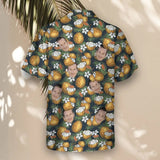 Coconut Paradise Cocktail custom Hawaiian shirt with photos, example 1