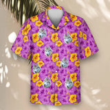 Enchanted Hibiscus Garden custom Hawaiian shirt with photos, example 2