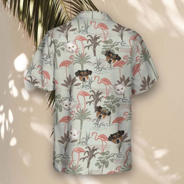 Exotic Jungle custom Hawaiian shirt with photos, example 1