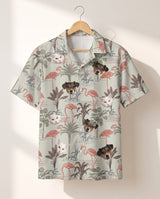 Exotic Jungle personalized Hawaiian shirt printed with customer faces