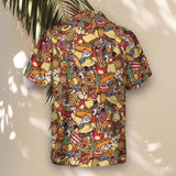 Fast Food Party custom Hawaiian shirt with photos, example 3