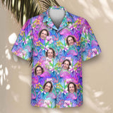 Flamingo Breeze custom Hawaiian shirt with photos, example 2