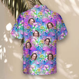 Flamingo Breeze custom Hawaiian shirt with photos, example 3