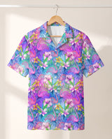 Flamingo Breeze Hawaiian shirt print before personalizing