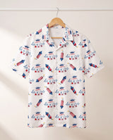 Freedom Summer USA Hawaiian shirt print before personalizing