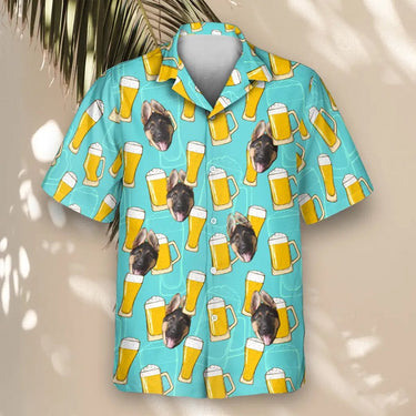 Funky Brew Paradise custom Hawaiian shirt with photos, example 2