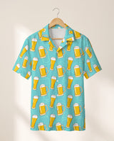 Funky Brew Paradise Hawaiian shirt print before personalizing