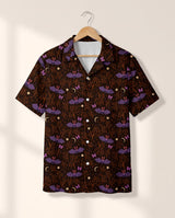 Gothic Bat Halloween Hawaiian shirt print before personalizing