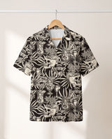 Gothic Palm Skull Surf Hawaiian shirt print before personalizing
