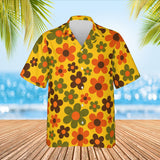 Grandma Wallpaper Ugly Hawaiian Shirt print before personalizing, front view