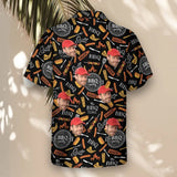 Grill Master custom Hawaiian shirt with photos, example 1