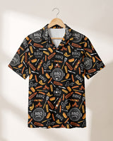 Grill Master Hawaiian shirt print before personalizing