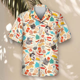 Grill Master Party custom Hawaiian shirt with photos, example 2