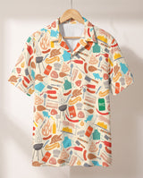 Grill Master Party Hawaiian shirt print before personalizing
