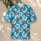 Hibiscus Island Dreams custom Hawaiian shirt with photos, example 2