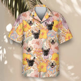 Hibiscus Summer custom Hawaiian shirt with photos, example 2