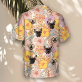Hibiscus Summer custom Hawaiian shirt with photos, example 3
