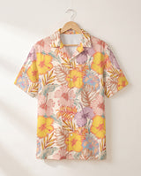 Hibiscus Summer Hawaiian shirt print before personalizing