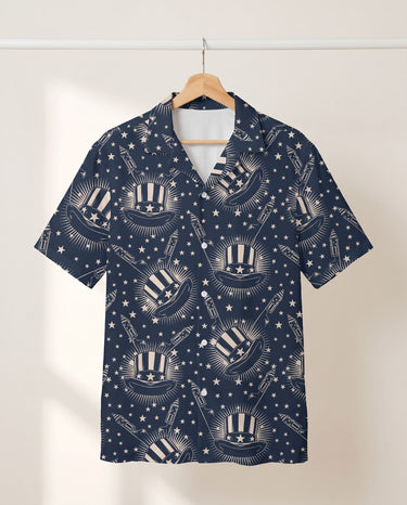 Independence Day USA Hawaiian shirt print before personalizing