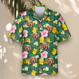 Island Blossom custom Hawaiian shirt with photos, example 2