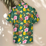 Island Blossom custom Hawaiian shirt with photos, example 3