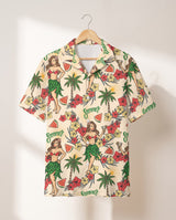 Island Party Vibes Hawaiian shirt print before personalizing